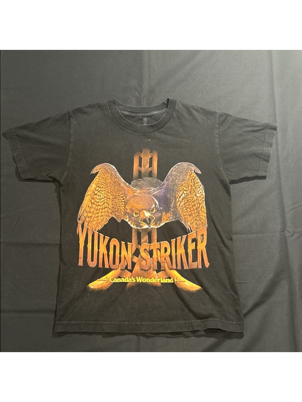 Vintage Canada’s Wonderland Yukon Striker Roller Coaster T-Shirt
